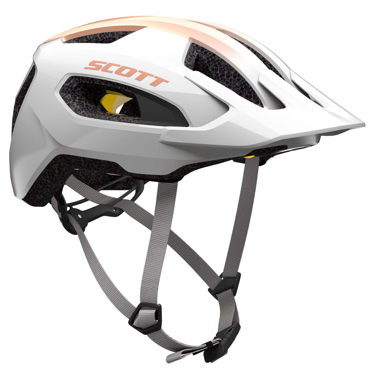 Casco Scott Supra Plus CE Pearl White/Rose Beige