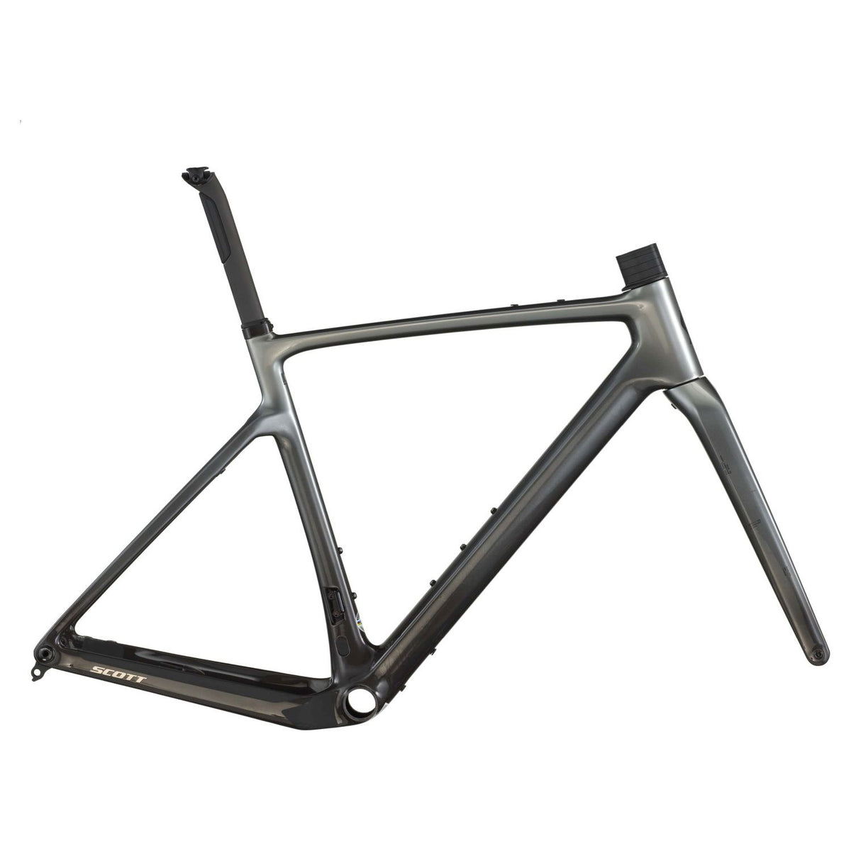 Cuadro Scott Addict Gravel Team HMF 2026 Chrome Silver