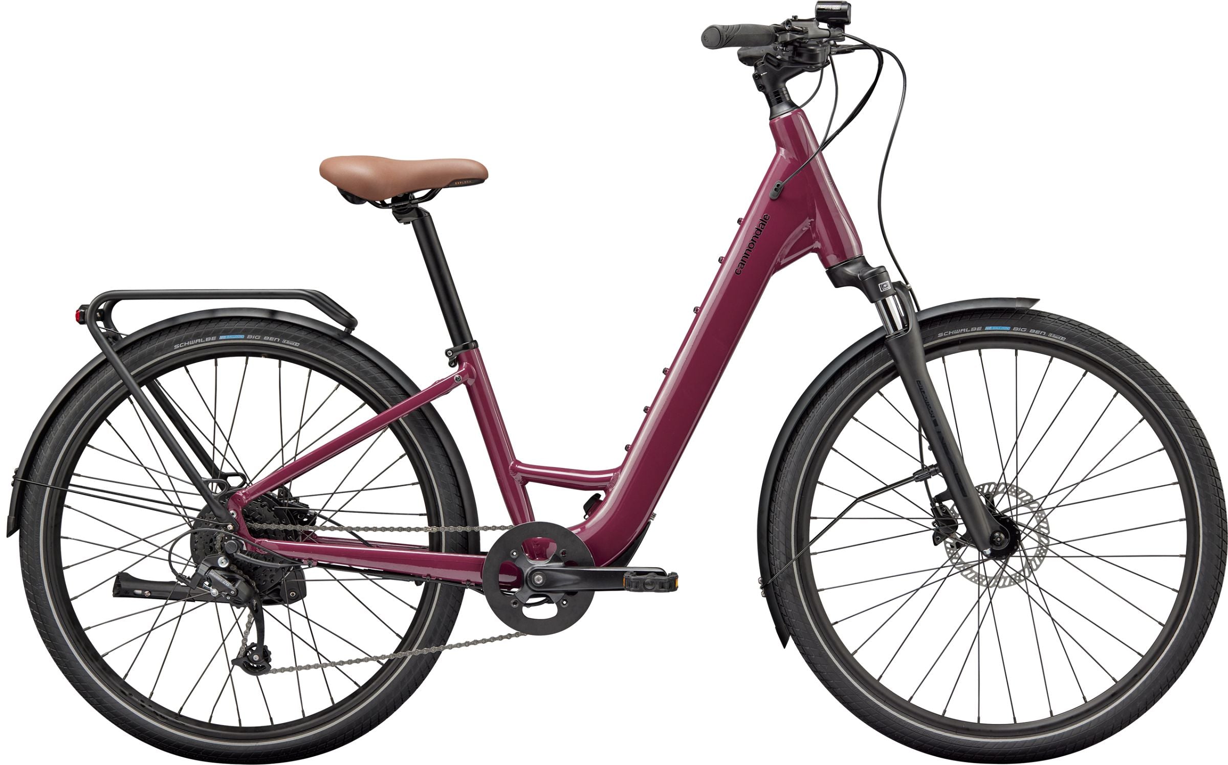 Bicicletas Electricas eUrbanas Mavaro Neo SL 2 LSTH Cannondale 2024 Black Cherry