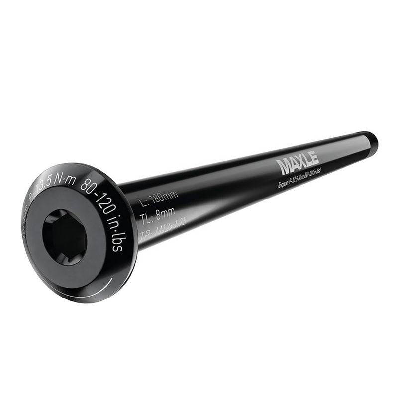 Eje Pasante Trasero SRAM Maxle Stealth 12x148mm 170mm Rosca 10mm M12x1.5 Boost E-Thru Interface Negro