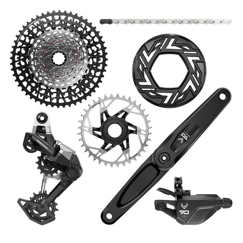 Grupo E-MTB Sram Eagle 90 104 BCD 34d Negro