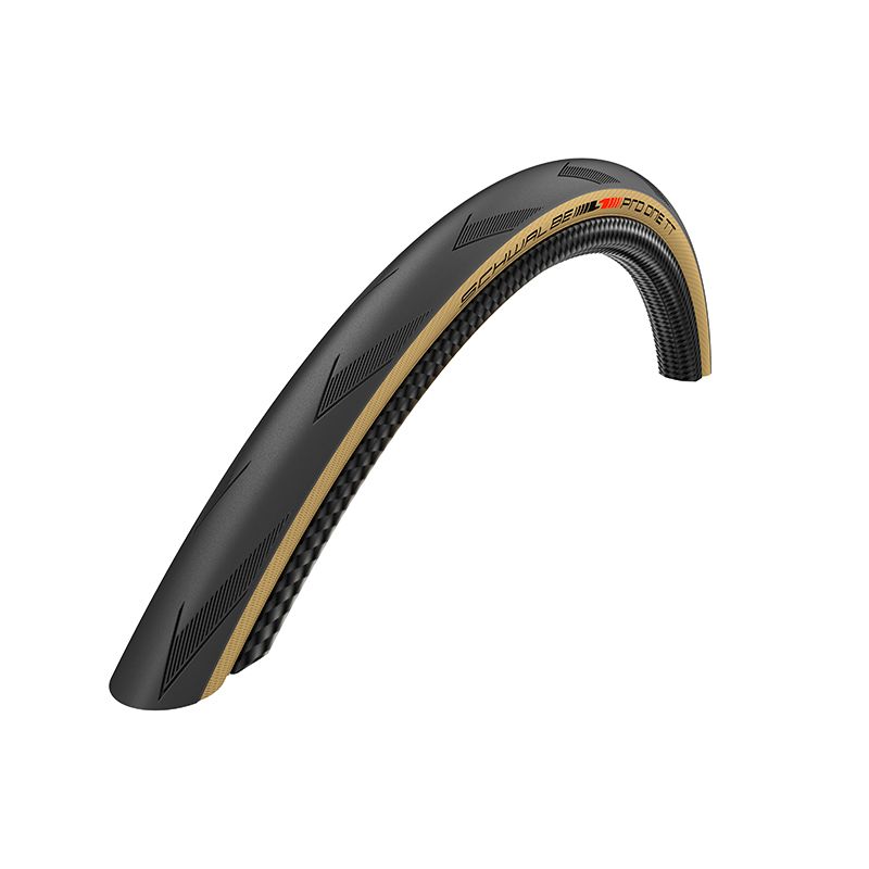 Cubierta Schwalbe Pro One TT TLE HS493 Evolution Line Plegable Negro/Marrón