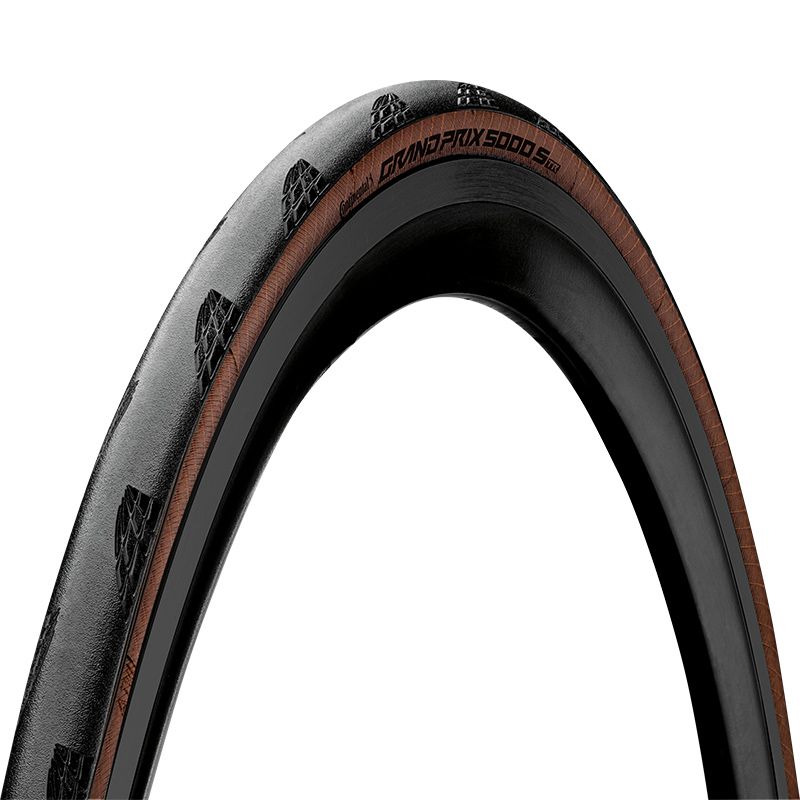 Cubierta Continental Grand Prix 5000 S Tubeless Ready Plegable Negro/Transparente