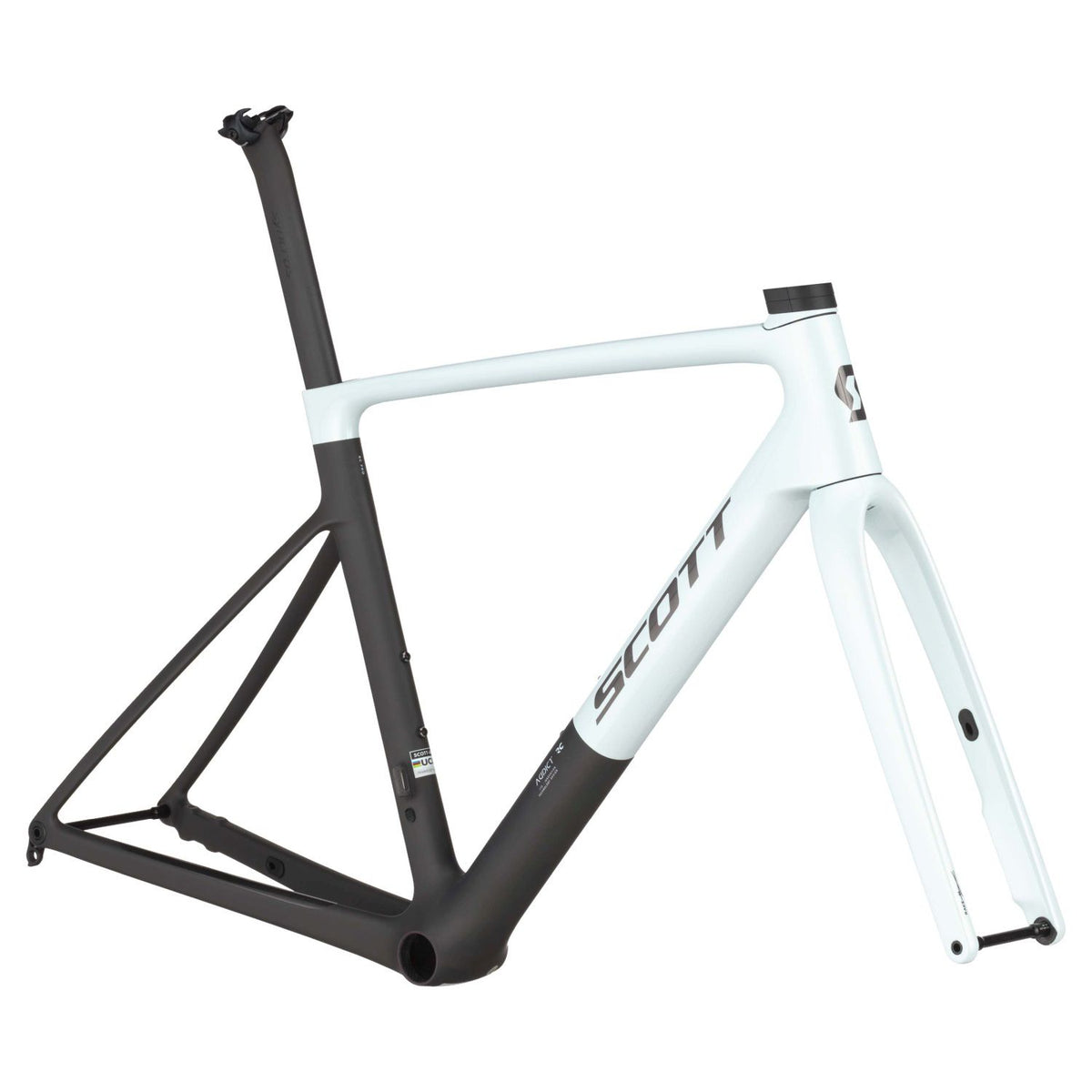 Cuadro Scott Addict RC Pro HMX 2025 Cumulus White #3