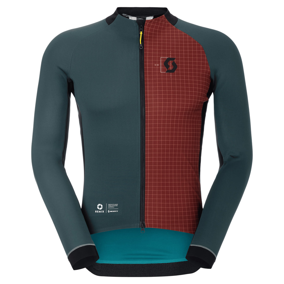 Chaqueta Scott RC Pro Warm GTX Windstopper Remix Hombre Verde/Wood Red