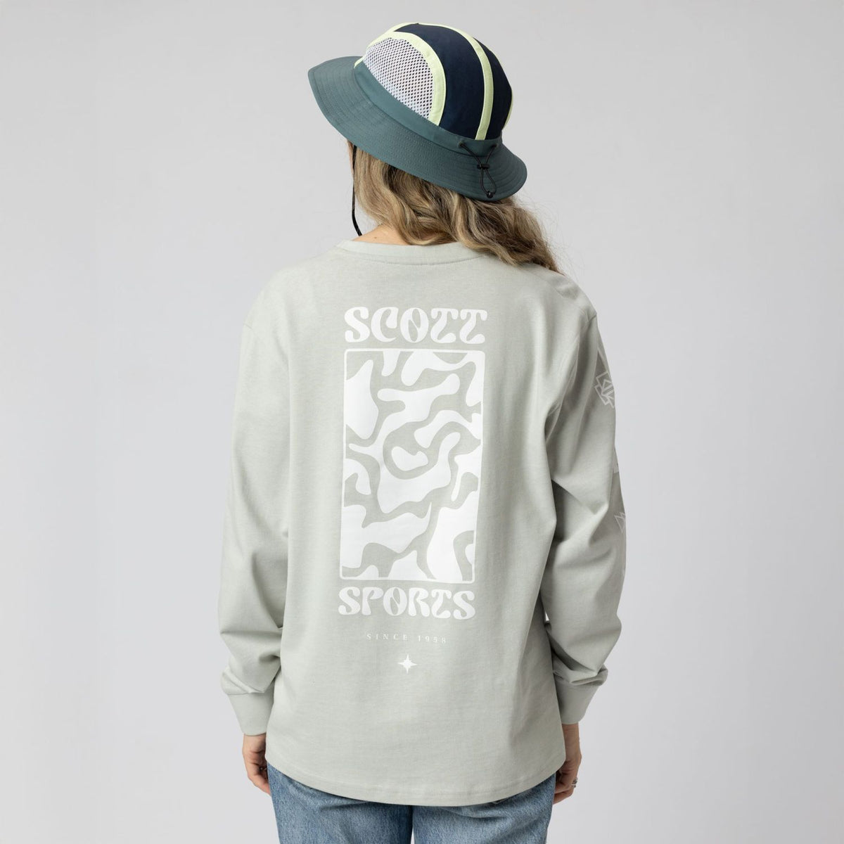 Gorra Scott Bucket Light Spray Grey/Dark Blue #3