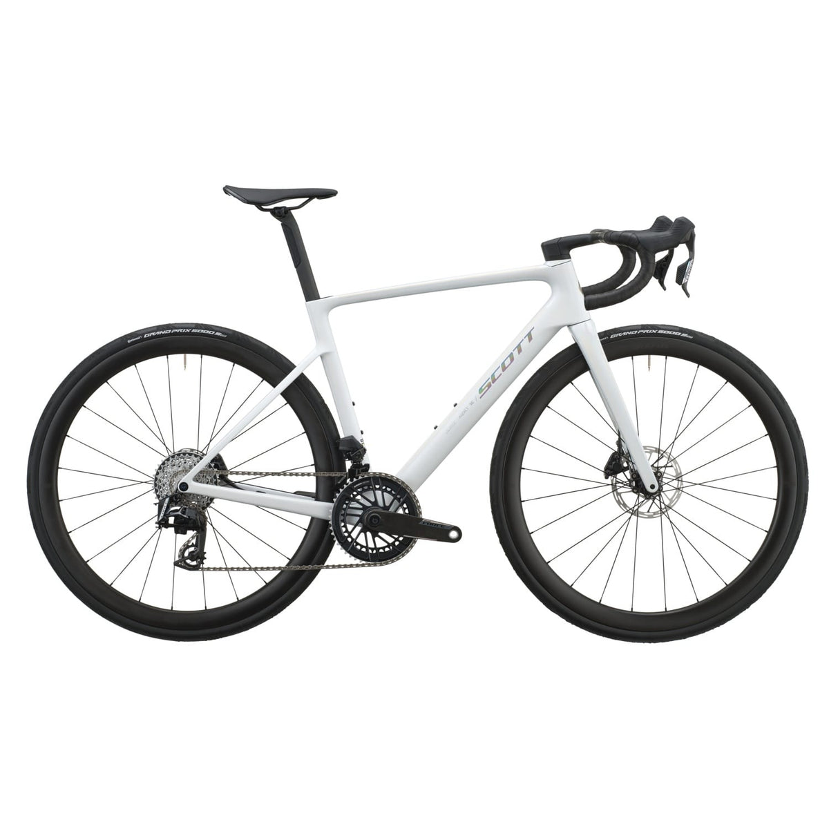 Scott Addict RC Team 2027 Rainbow White