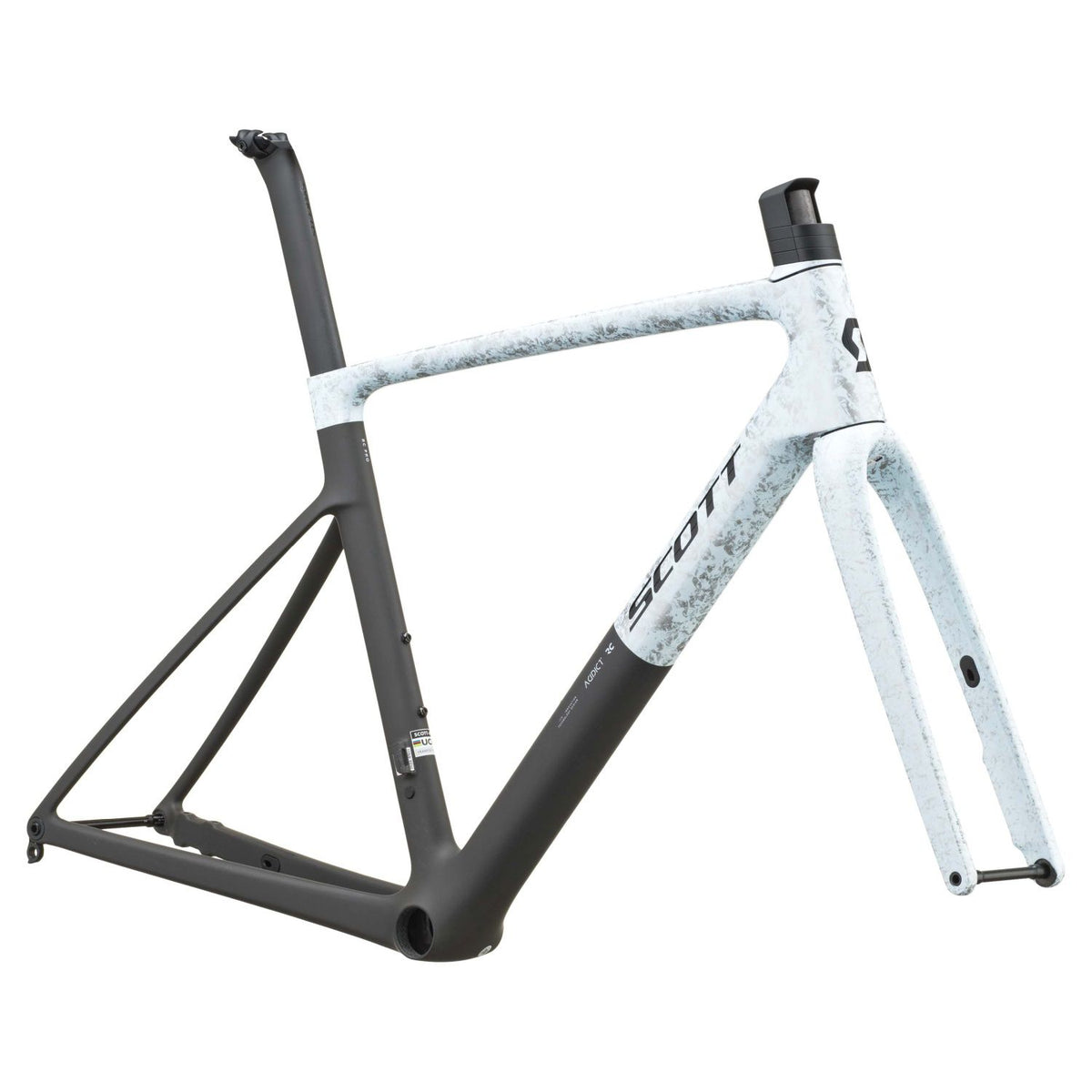 Cuadro Scott Addict RC Pro 2027 Rush White/Carbon Black