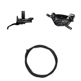 Shimano Deore XT BRM8220JTBLM8200 Hydraulic Disc Brake Right/Rear Resin Finned Without Adapter 1700mm Black