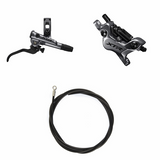 Hydraulic Disc Brake Kit Shimano XTR BR-M9120/BL-M9120 Rear/Right Metal Finned Without Adapter 1700mm Hose Black