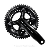 Crankset Shimano Dura-Ace FC-R9200 Hollowtech II 50/34t 12s Without Bottom Bracket Black