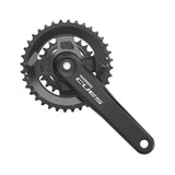 Crankset Shimano Cues FC-U4010-2 36/22t 9/10/11s Without Bottom Bracket Black