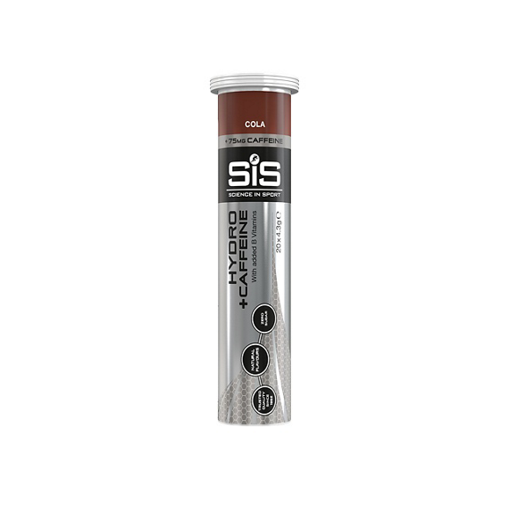 SIS GO Hidratación Tableta 20x4.5g Cola/Cafeína