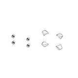 Kit 5 Vis Plateau Sram 5x1 M8.5x7.0/M8.5x5.0 Aeroguard Acier Noir