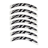 Zipp 808 Borderless Logo Sticker Kit 1 Wheel/Disc Matte Black