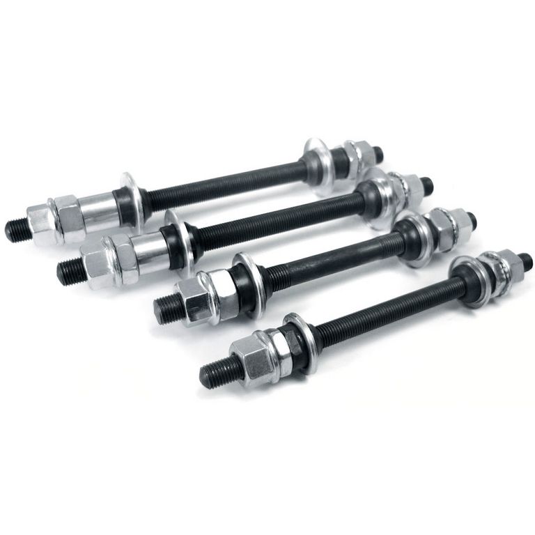 Eje Macizo Delantero Completo Gurpil 9.5mm Plata