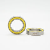 ISB Sport Hybrid Stainless Steel SC6802-2RS Ceramic Ball Bearing 15x24x5mm Silver/Yellow