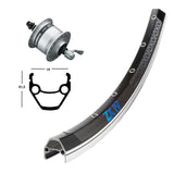 Front Wheel Ridewill Dynamo Quick Release Shimano DH3N30 Black/Silver