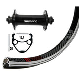 Front Wheel Winora Exal XR-1 Shimano Tiagra Quick Release 100mm Black