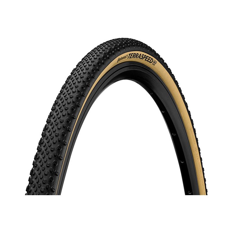 Cubierta Continental Terra Speed Protection Tubeless Ready Plegable Negro/Crema