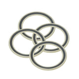 Wheel Bearing Dust Cover Kit Campagnolo 17mm Axle 4pcs Black