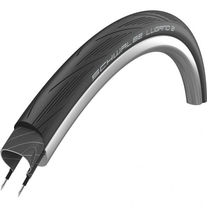 Cubierta Schwalbe Lugano II HS471 Active Line K-Guard SiC Plegable Negro