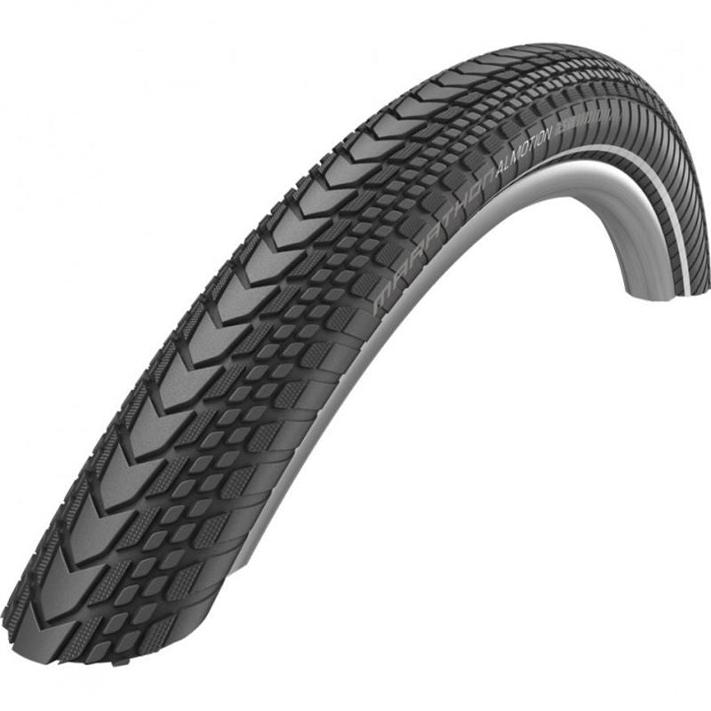 Cubierta Schwalbe Marathon Supreme HS603 Evolution V-Guard Addix Plegable Negro Reflectante