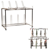 BiciSupport Stand 8 Bikes Silver
