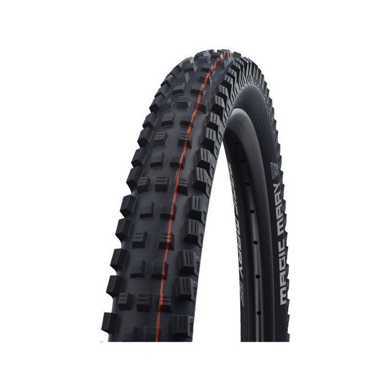 Cubierta Schwalbe Magic Mary HS447 Evolution Super Gravity Addix Soft Tubeless Plegable Negro/Marrón