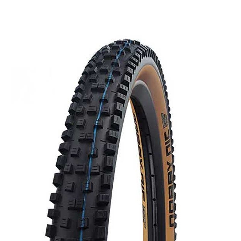 Cubierta Schwalbe Nobby Nic HS602 Evolution Super Trail Addix SpeedGrip Tubeless Plegable Negro/Marrón
