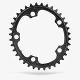 Absolute Black Oval 110 BCD 5 Arms 2x9-11s Aluminum Black