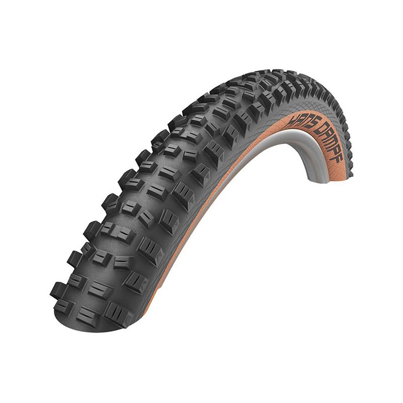 Cubierta Schwalbe Hans Dampf HS491 Evolution Super Trail Tubeless Addix Soft Plegable Negro/Beige