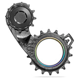 Rear Derailleur Cage Absolute Black Hollowcage Shimano 9200 Carbon Rainbow