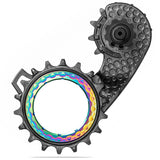 Rear Derailleur Cage Absolute Black Hollowcage Shimano 8100 Carbon Rainbow