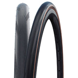 Schwalbe One HS462 Performance RaceGuard MicroSkin Addix Tubeless Folding Tire Black/Brown