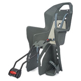 Polisport Koolah Frame-Mount Child Bike Seat Gray/Cream