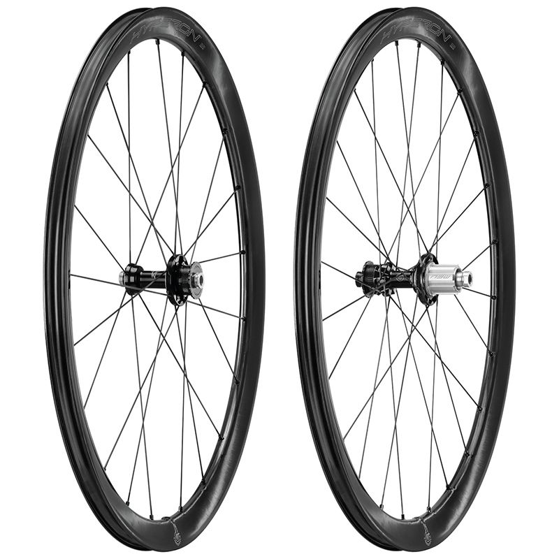Juego Ruedas Campagnolo Hyperon 2WF Tubeless Ready Freno Disco Center Lock N3W Carbono Negro Negro