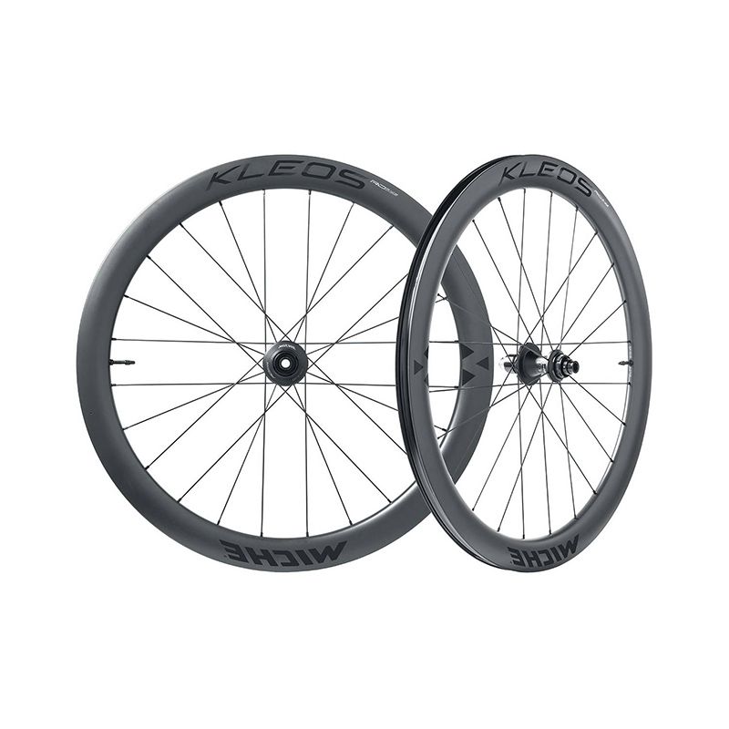 Juego Ruedas Miche Kleos RD 50 Freno Disco Center Lock Tubeless Ready Sram XDR Carbono Negro
